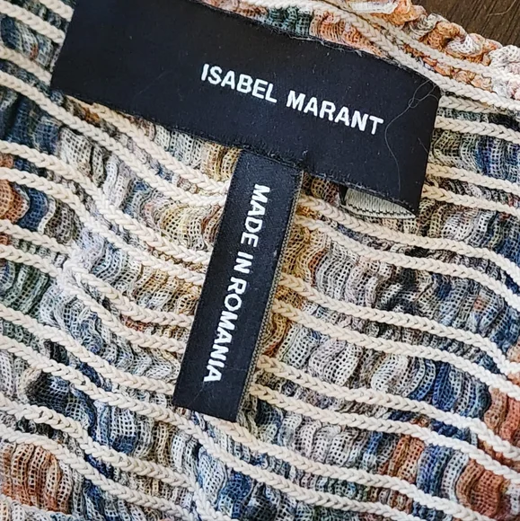 ISABEL MARANT SILK TOP SZ Sm - Picture 3 of 4
